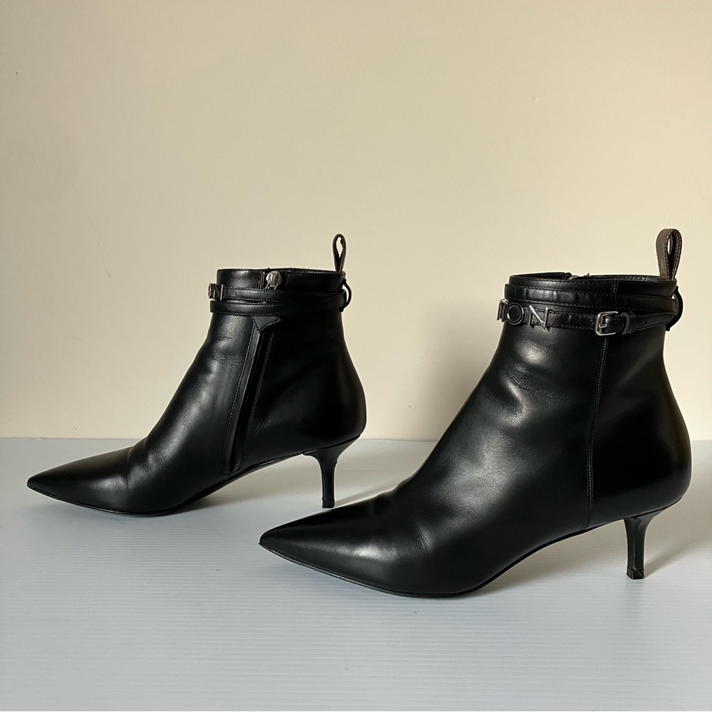 Louis Vuitton Black Callback Kitten Heel Ankle Boot size 37 - Picture 6 of 16